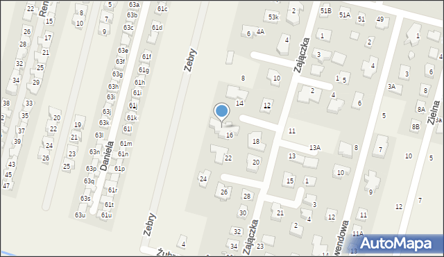 Lesznowola, Zajączka, 19, mapa Lesznowola