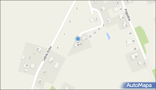 Lisewiec, Zakątek, 19, mapa Lisewiec