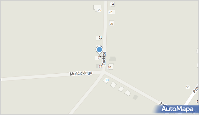 Lubaczów, Zacisze, 17, mapa Lubaczów