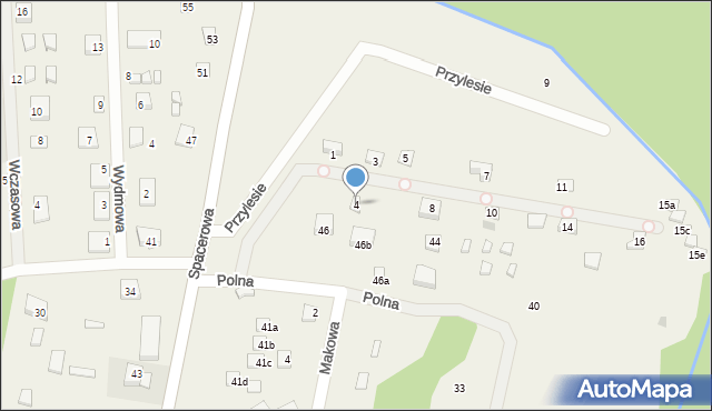 Lubiatowo, Zawilca, 4, mapa Lubiatowo
