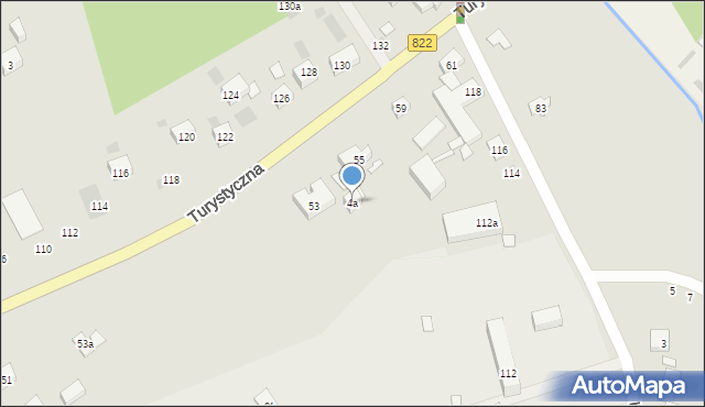 Lublin, Zawieprzycka, 4a, mapa Lublina