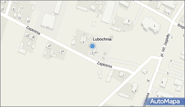 Lubochnia, Zapłotnia, 3, mapa Lubochnia