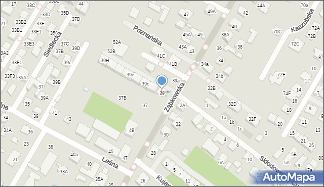 Marki, Ząbkowska, 39, mapa Marki