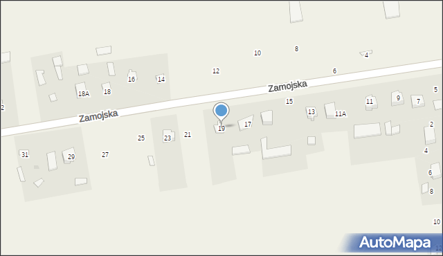 Mircze, Zamojska, 19, mapa Mircze