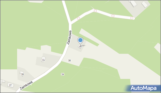 Morsko, Zamkowa, 40, mapa Morsko