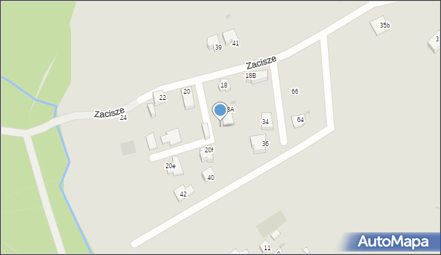 Mysłowice, Zacisze, 20, mapa Mysłowice