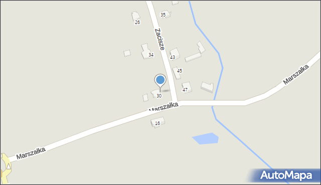 Myszków, Zacisze, 40, mapa Myszków