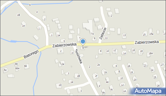 Niepołomice, Zabierzowska, 6, mapa Niepołomice