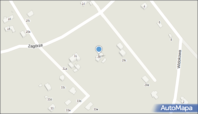 Nowa Ruda, Zagórze, 29, mapa Nowa Ruda