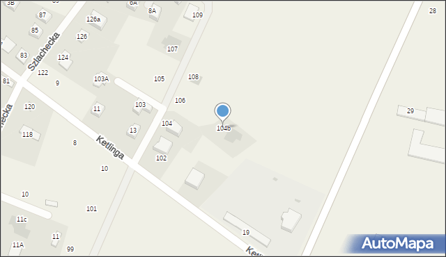 Nowe Gulczewo, Zagłoby Jana Onufrego, 104b, mapa Nowe Gulczewo