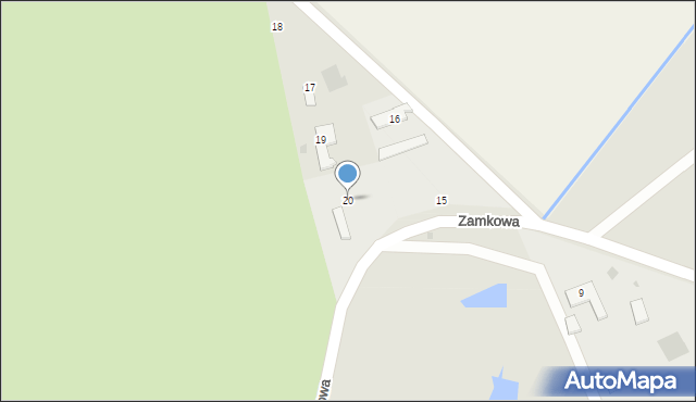 Nowogard, Zamkowa, 20, mapa Nowogard