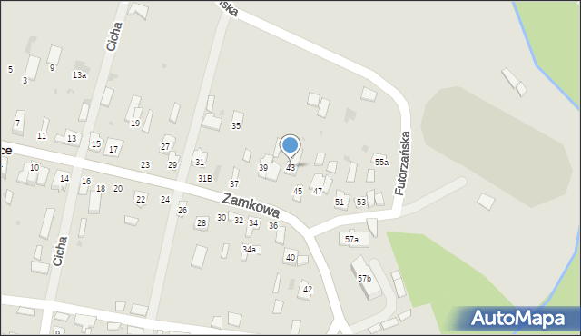 Oleszyce, Zamkowa, 43, mapa Oleszyce