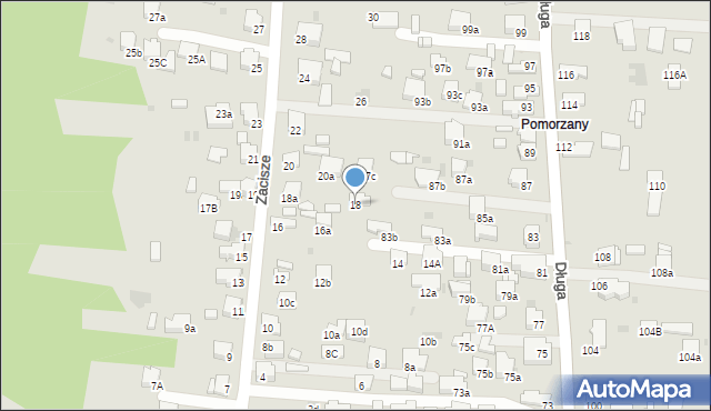 Olkusz, Zacisze, 18, mapa Olkusz