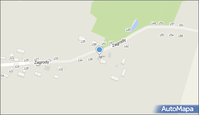 Opole Lubelskie, Zagrody, 138, mapa Opole Lubelskie