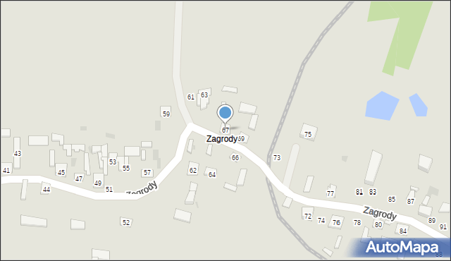 Opole Lubelskie, Zagrody, 67, mapa Opole Lubelskie