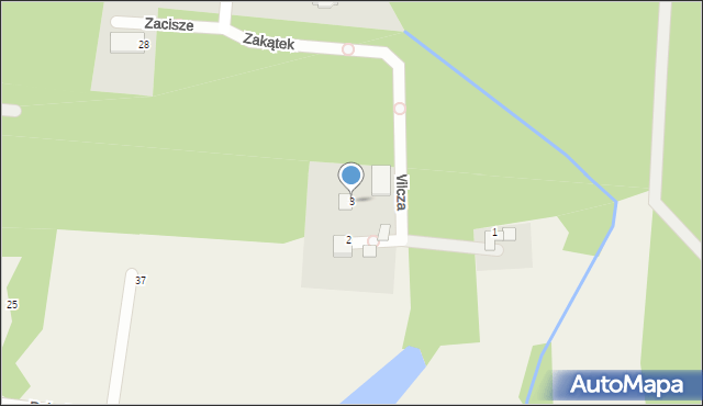 Osielsko, Zakątek, 3, mapa Osielsko