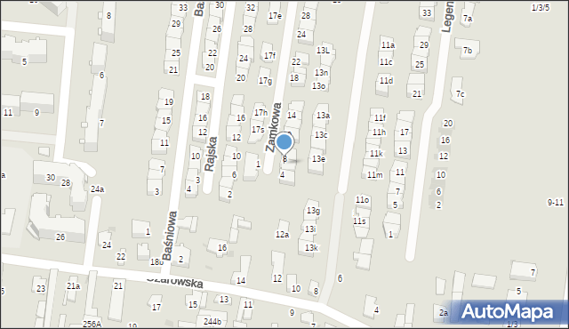 Ożarów Mazowiecki, Zamkowa, 6, mapa Ożarów Mazowiecki