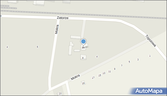 Ożarów Mazowiecki, Zatorze, 8A, mapa Ożarów Mazowiecki