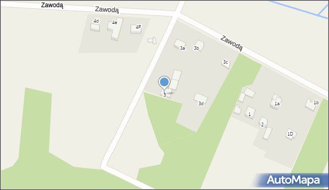 Ożarowice, Zawodą, 3, mapa Ożarowice