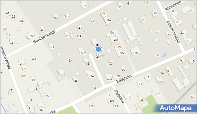 Piaseczno, Zajączka Józefa, gen., 42C, mapa Piaseczno