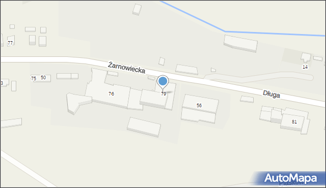 Pilica, Żarnowiecka, 79, mapa Pilica