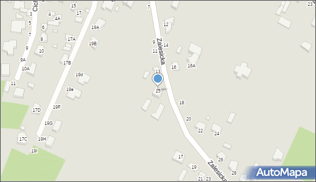 Piotrków Trybunalski, Zalesicka, 15, mapa Piotrków Trybunalski