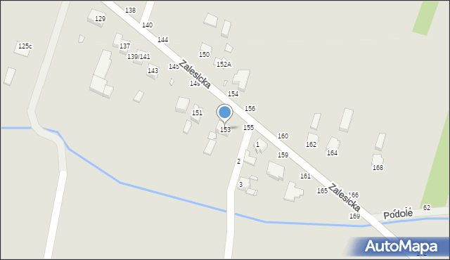 Piotrków Trybunalski, Zalesicka, 153, mapa Piotrków Trybunalski