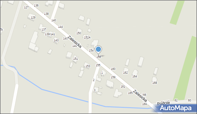 Piotrków Trybunalski, Zalesicka, 156, mapa Piotrków Trybunalski