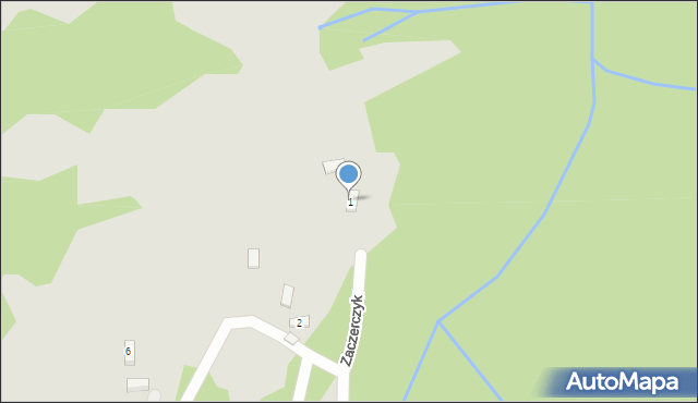 Piwniczna-Zdrój, Zaczerczyk, 1, mapa Piwniczna-Zdrój
