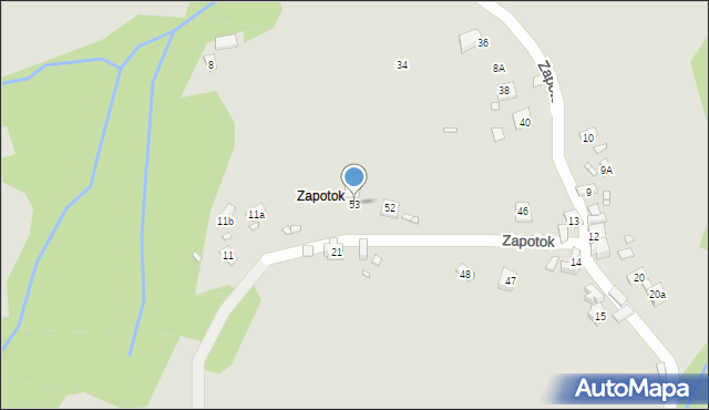 Piwniczna-Zdrój, Zapotok, 53, mapa Piwniczna-Zdrój