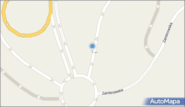Podborze, Zambrowska, 64, mapa Podborze
