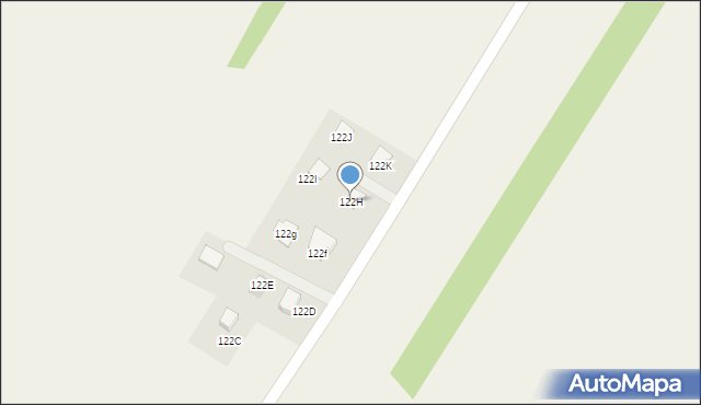 Podzamcze, Zamkowa, 122H, mapa Podzamcze