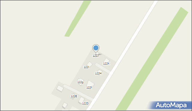 Podzamcze, Zamkowa, 122J, mapa Podzamcze