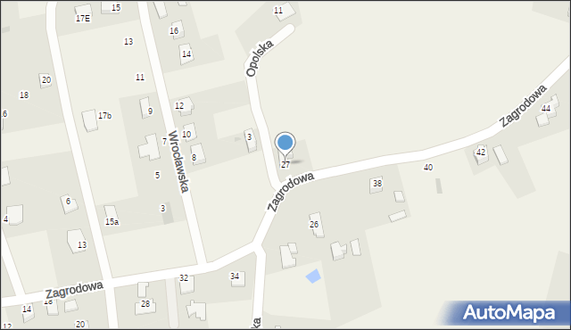 Pogwizdów, Zagrodowa, 27, mapa Pogwizdów