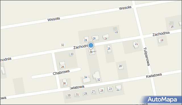 Połczyno, Zachodnia, 29, mapa Połczyno