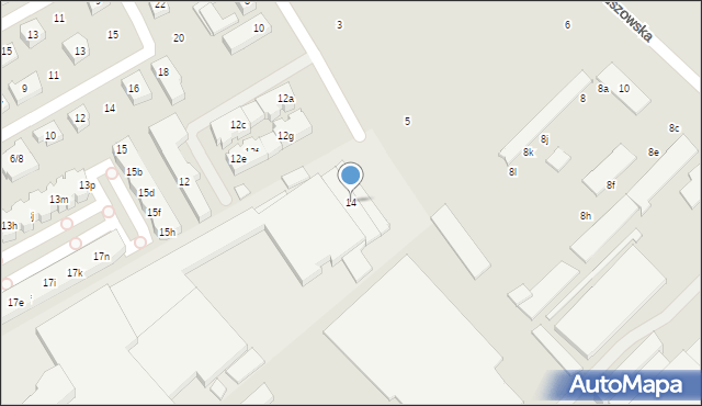 Poznań, Ząbkowicka, 14, mapa Poznania