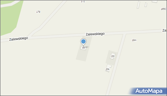 Przededworze, Zalewskiego Andrzeja, 43, mapa Przededworze