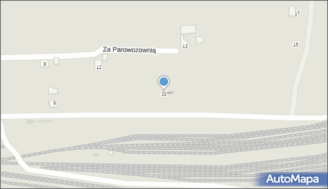 Przeworsk, Za Parowozownią, 11, mapa Przeworsk