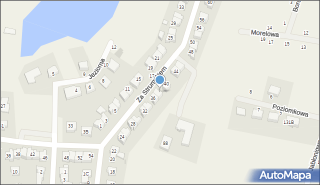 Przodkowo, Za Strumykiem, 38, mapa Przodkowo