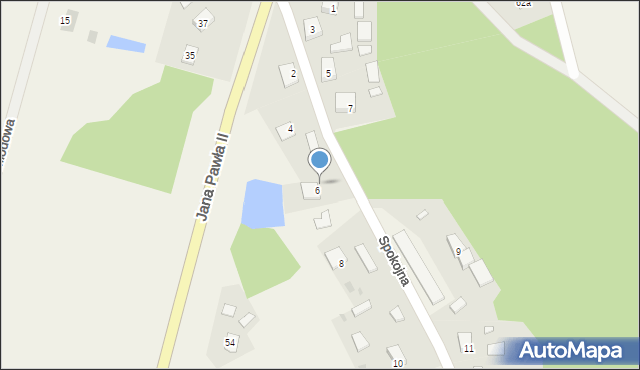 Przyszów, Zapuście, 8A, mapa Przyszów