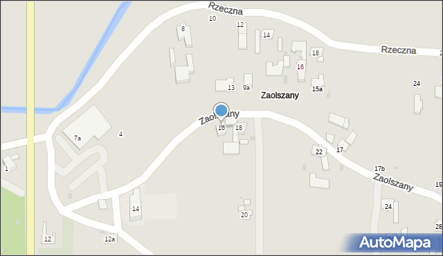 Pyskowice, Zaolszany, 16, mapa Pyskowice