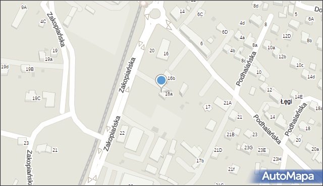 Rabka-Zdrój, Zakopiańska, 18, mapa Rabka-Zdrój