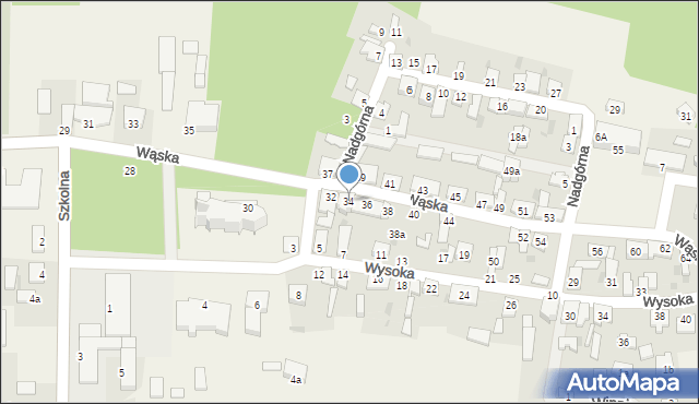 Raciążek, Zamkowa, 34, mapa Raciążek