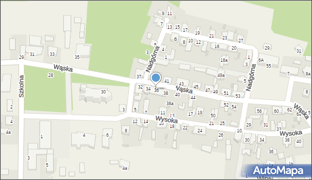 Raciążek, Zamkowa, 36, mapa Raciążek