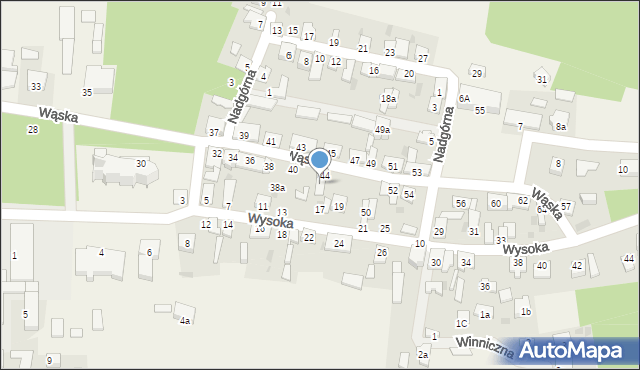 Raciążek, Zamkowa, 44/2, mapa Raciążek