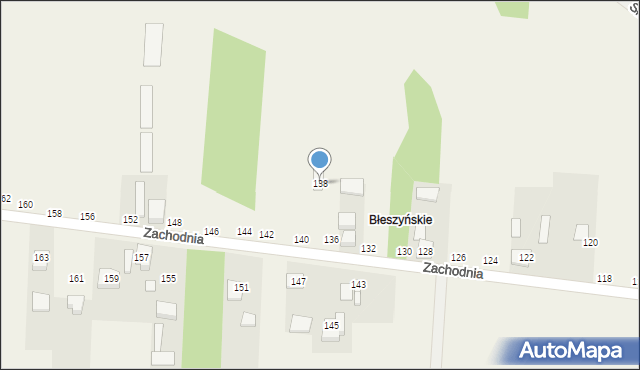 Radostków, Zachodnia, 138, mapa Radostków