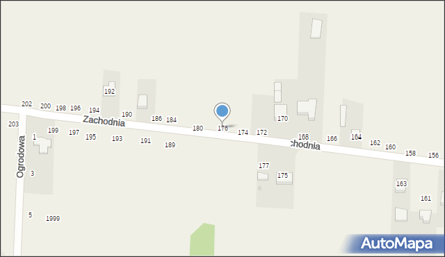 Radostków, Zachodnia, 176, mapa Radostków