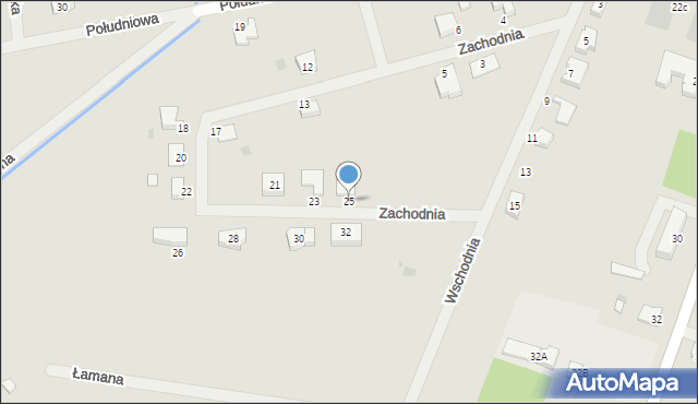 Rogoźno, Zachodnia, 25, mapa Rogoźno