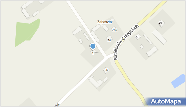 Rossosz, Zabaszta, 2, mapa Rossosz
