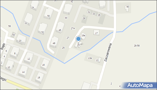 Rotmanka, Zaczarowana, 21, mapa Rotmanka